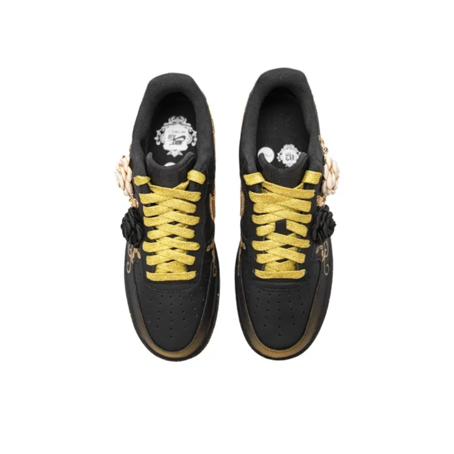 Custom Air Force 1 Low Gold Rose Metal Chain