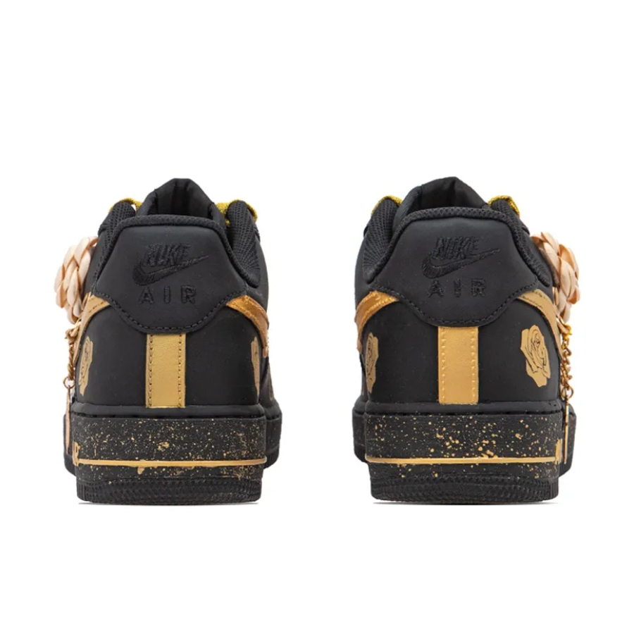 Custom Air Force 1 Low Gold Rose Metal Chain