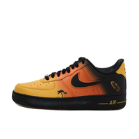 Custom Air Force 1 Low Yellow Orange Black