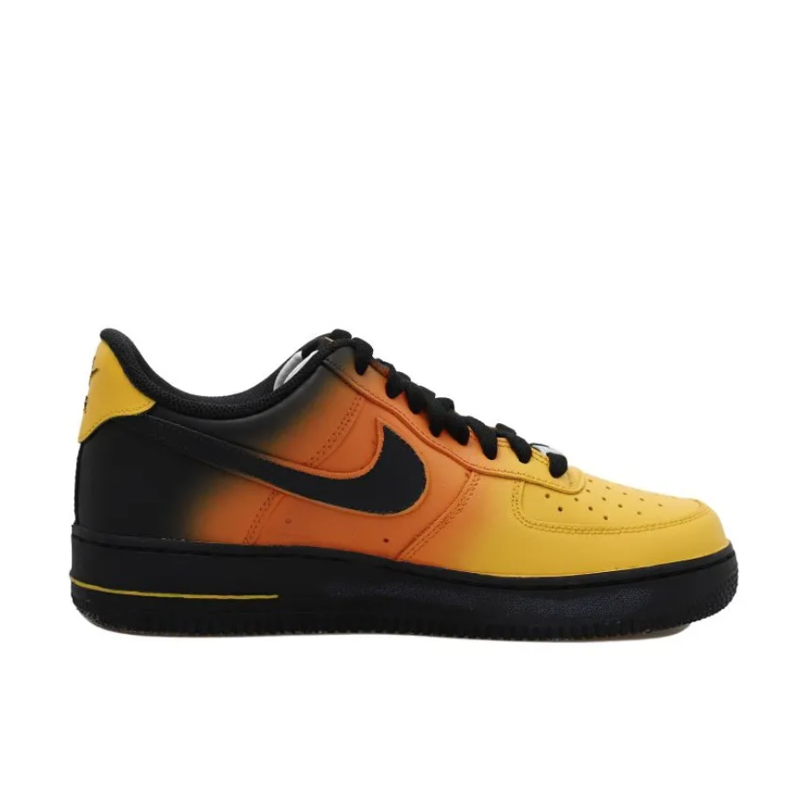 Custom Air Force 1 Low Yellow Orange Black