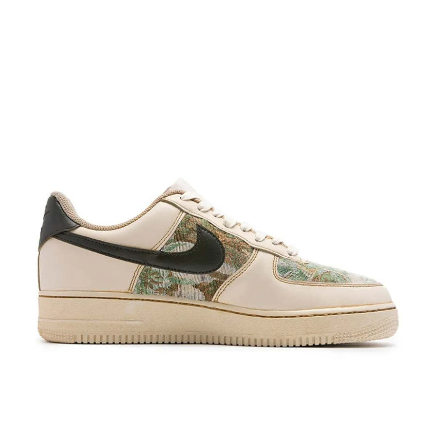 Custom Air Force 1 Low Patch Green Field Black