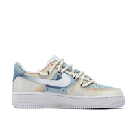 Custom Air Force 1 Low Extrace Lace Yellow Blue Shadow