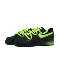 Custom Air Force 1 Low Extrace Lace Black Green