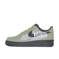 Custom Air Force 1 Low Black  Green Gray White