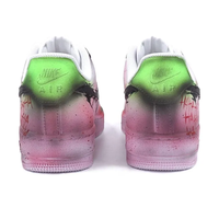 Custom Air Force 1 Low Green Red Bloody Black