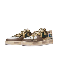 Custom Air Force 1 Low Extra Lace Khaki Brown Black 1608