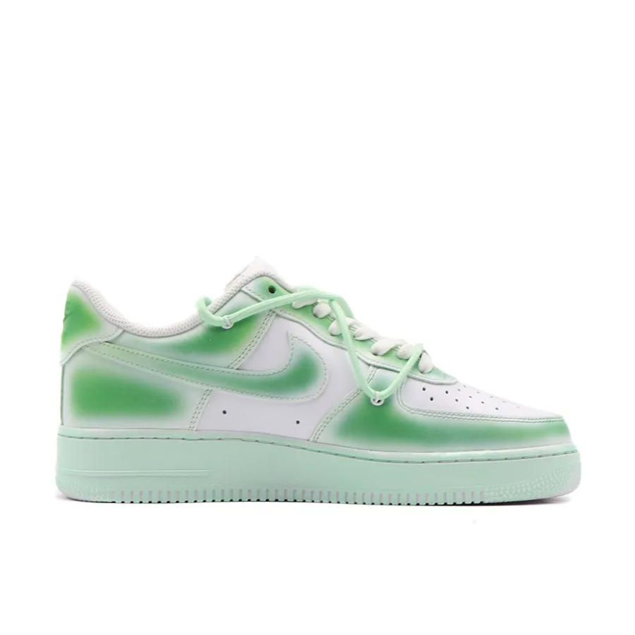 Custom Air Force 1 Low Extra Lace Mint Green