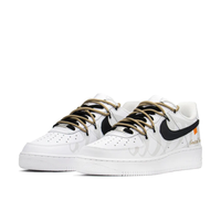 Custom Air Force 1 Low Extra Lace Black White Gostal Bone