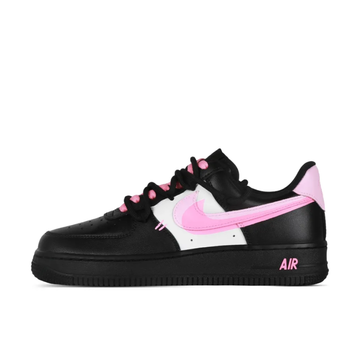 Custom Air Force 1 Low Extra Lace Pink Shadow Black