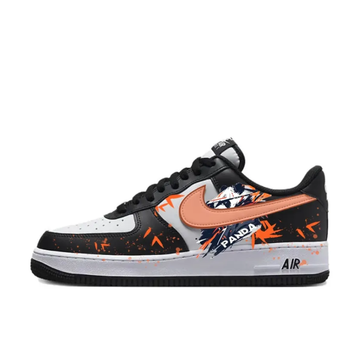 Custom Air Force 1 Low Orange Bamboo Black