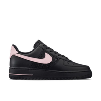 Custom Air Force 1 Low Black Bling Pink Swoosh