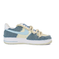 Custom Air Force 1 Low Patch Extra Thick Lace Blue