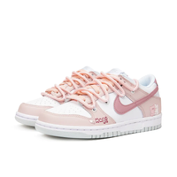 Custom Dunk Extra Lace Pink Cute Bear