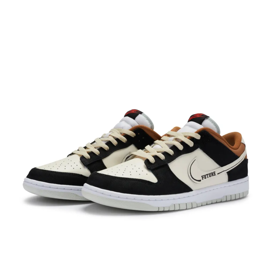 Custom Dunk Black Brown White