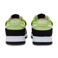 Custom Dunk Extra Lace Green Black White Font