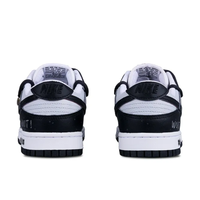 Custom Dunk Extra Lace Black Gray White