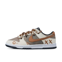 Custom Dunk Extra Brown Lace Gray Beige