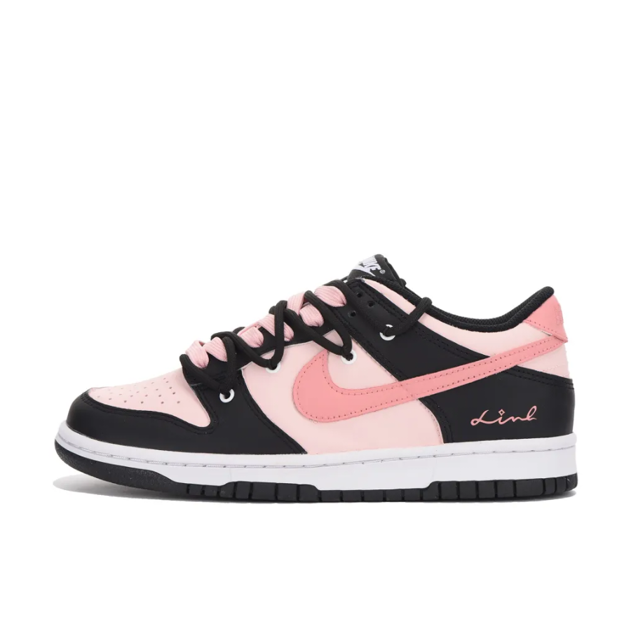 Custom Dunk  Extra Black Lace Pink Black