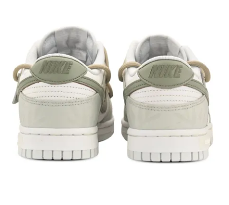 Custom Dunk Extra Lace Extra Lace Grass Green Gray White