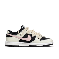 Custom Dunk Extra Lace Pink Swoosh Black White Panda