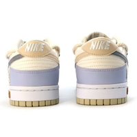 Custom Dunk Extra Lace Light Purple Gray Swoosh White