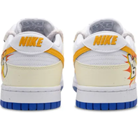 Custom Dunk Extra Lace Blue White Gray Boom Font