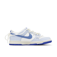 Custom Dunk Extra Lace Dark Blue Swoosh Light Blue Beige