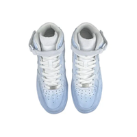 Custom Air Force 1 Mid Blue Snowflake