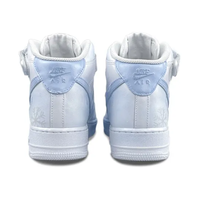 Custom Air Force 1 Mid Blue Snowflake