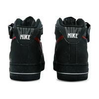 Custom Air Force 1 Mid Black Red Splicing