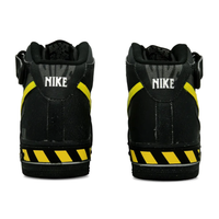 Custom Air Force 1 Mid Yellow Stripe Black