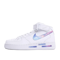 Custom Air Force 1 Mid Galaxy Blue Pink Purple