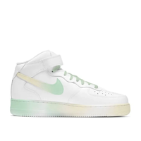 Custom Air Force 1 Mid Mint Green Light Yellow White