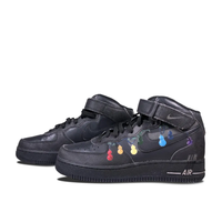 Custom Air Force 1 Mid Black 7 Calabash Brothers