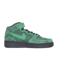 Custom Air Force 1 Mid Wall Brick Green