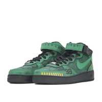 Custom Air Force 1 Mid Wall Brick Green