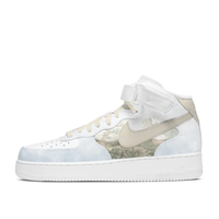 Custom Air Force 1 Mid Cornfield Blue Khaki