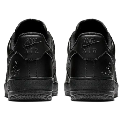 Custom Air Force 1 Low Black Gray Bubble