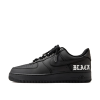 Custom Air Force 1 Low Black White Gothic