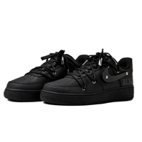 Custom Air Force 1 Low Extra Lace All Black