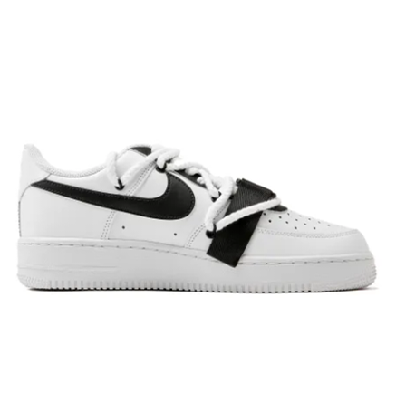 Custom Air Force 1 Low Black Stripe White