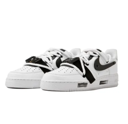 Custom Air Force 1 Low Black Stripe White