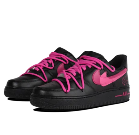 Custom Air Force 1 Low Extra Pink Lace Two Swoosh