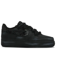 Custom Air Force 1 Low Extra Black Lace Metal Chain