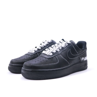 Custom Air Force 1 Low Black White Font Angel