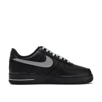 Custom Air Force 1 Low Sliver Lace Swoosh Black