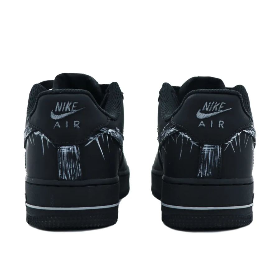 Custom Air Force 1 Low Skeleton Hand Thron Black