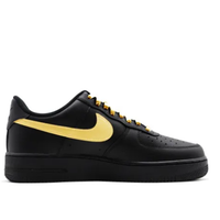 Custom Air Force 1 Low Black Gold Swoosh Free Font