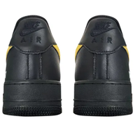 Custom Air Force 1 Low Black Gold Swoosh Free Font