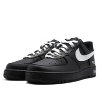 Custom Air Force 1 Low Black Sliver Swoosh Free Font